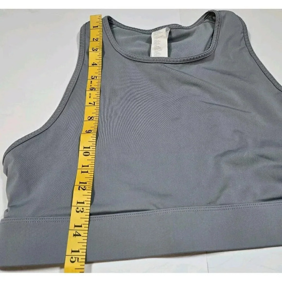 Fabletics women’s trinity high impact sports bra size XXL high neck gray - Picture 11 of 16